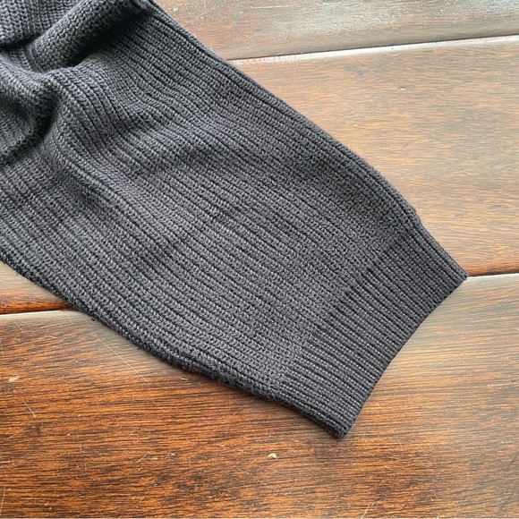 Calvin Klein Black 1/4 Zip Pull Over Sweater Size Large - Picture 4 of 7